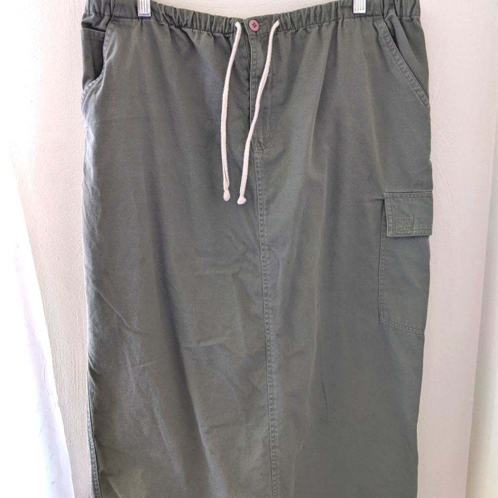 Faded Glory sage maxi skirt